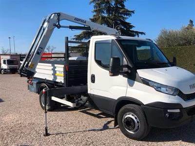 Autocarro Iveco 65C17 gru e ribaltabile