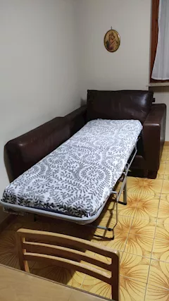Poltrona/Letto in pelle - Foto 4
