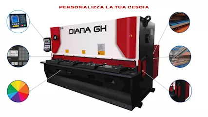 Cesoia lamiera personalizzata