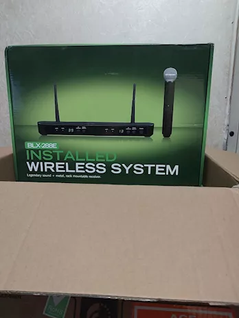 Sistema microfonico UHF BLX288E doppio canale