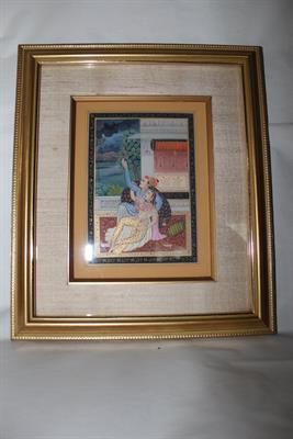 Quadro dipinto a mano da artista indiano