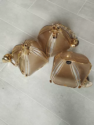 Tre Lampadari da Foffitto