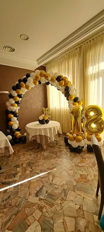 Allestimenti personalizzati per battesimi, compleanni, archi