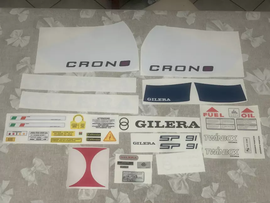 Gilera crono kit adesivi