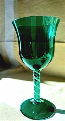 Servizio di bicchieri di murano, colore verde - Foto 2