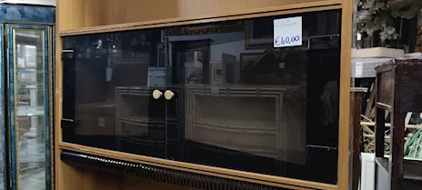 Vetrinetta Moderna Noce Chiaro - 25070