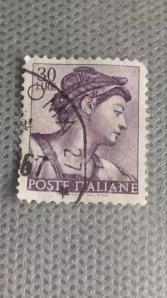 Francobollo 30 Lire Michelangiolesca 900,00 telefono 3384356 - Foto 2