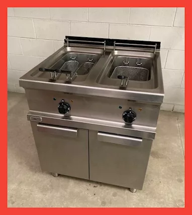 FRIGGITRICE Elettrica Usata 15 + 15 Lt. ZANUSSI