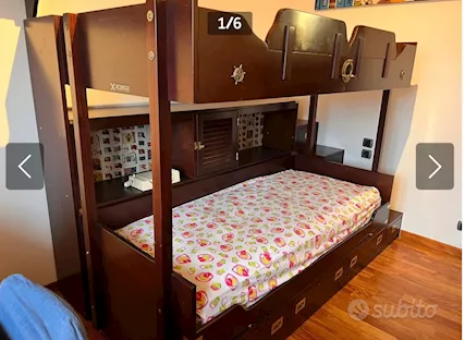 Letto a castello stile Vecchia Marina
