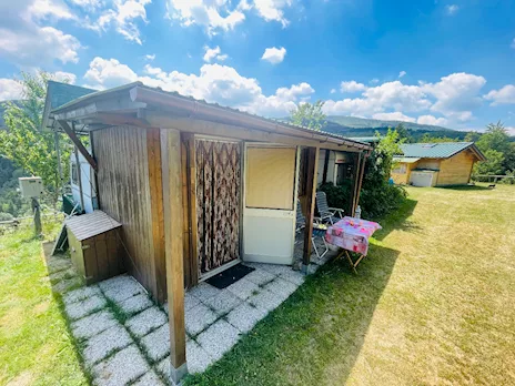 Roulotte con casina legno Abetone