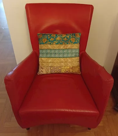 Poltrona vintage pelle - Foto 3