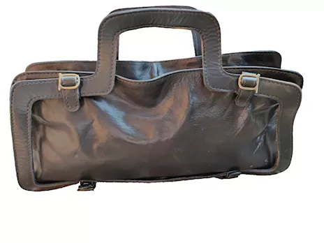 Borsa in pelle Gemel Alta Moda, colore esterno - Anteprima 2