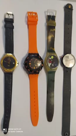 Lotto 4 Orologi Vintage Anni 80/90