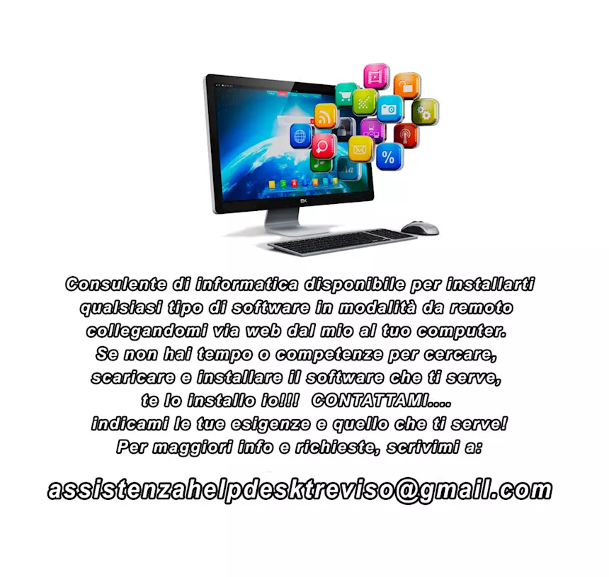 Consulente informatico installatore di software e programmi