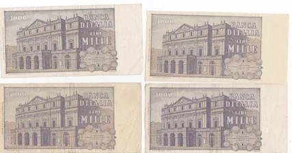 1000 lire anni70