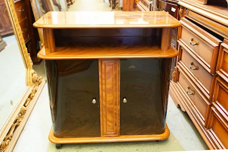 Mobile TV vintage in legno bicolore - 24404