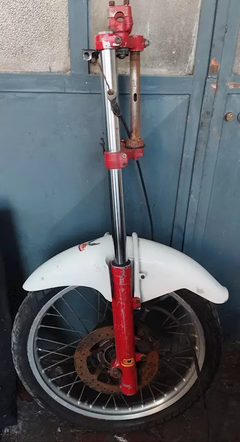 Avantreno (forcella ruota) Moto Guzzi TT 350