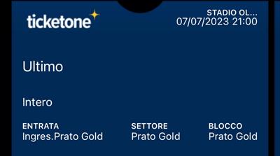 Concerto ultimo Roma 07/07/2023