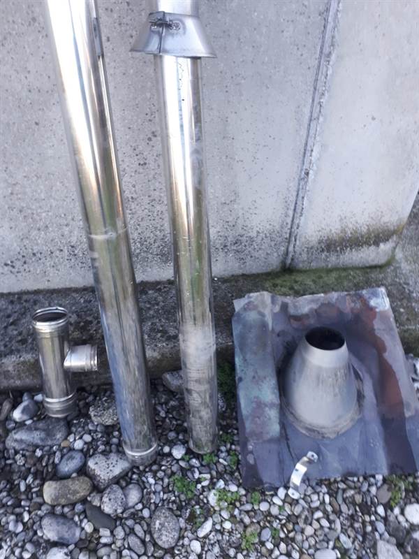Tubo per Camino in Acciaio, ottimo stato - Foto 3