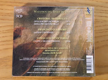 3 CD Maestros del siglo de oro, La Capella Reial de Cataluny, anno 2009 - Foto 2