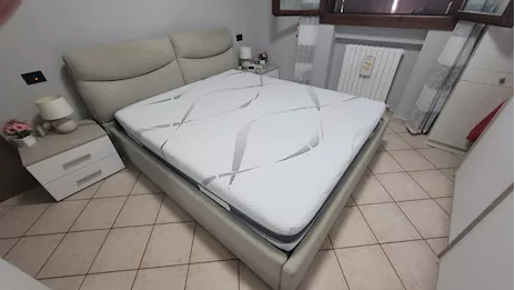 Letto contenitore similpelle