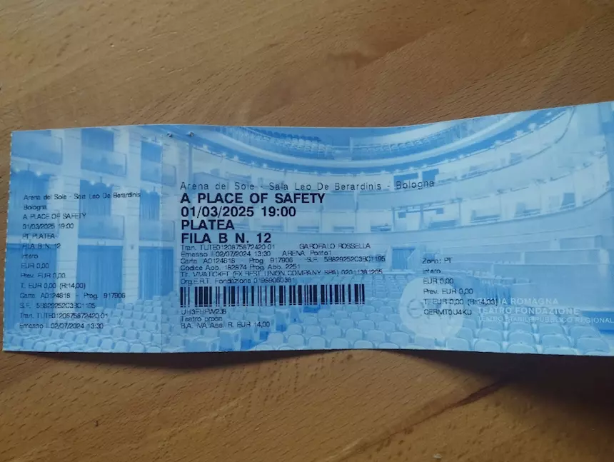 Biglietto teatro Arena del Sole