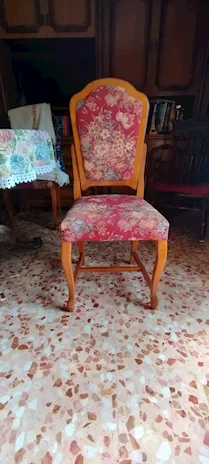 Mobile sala tavolo allungabile e sei sedie