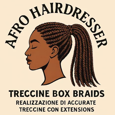 Parrucchiera afro per acconciature