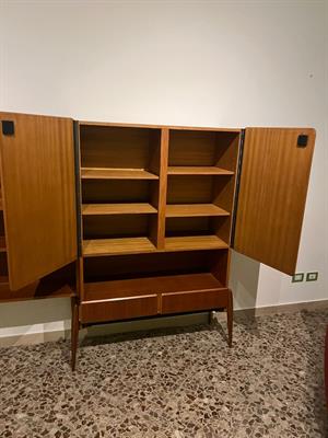 Libreria in teck anni 60, perfetta in tutto
