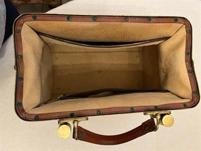 Borsa a mano in cuoio anni 90 rifinita - Foto 3
