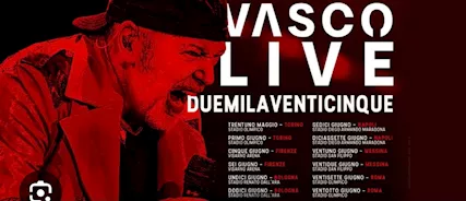 1 Biglietto Vasco Rossi 2025 28/06/2025 Roma PRATO