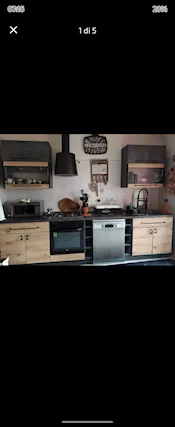 Cucina lineare stile Urban