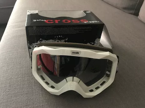 Unik mascherina cross sci nuova, colore bianco - Foto 3