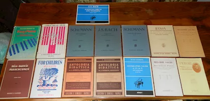 Spartiti per pianoforte vari editori