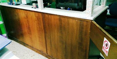 Banco Reception Noce 2099, in legno, in buone condizioni - Foto 5