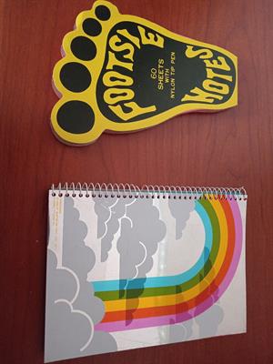 Snoopy notes - Footsie notes nuovo - libretto colorato nuovo