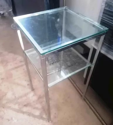 Tavolino Promo Cromo e Vetro 8543