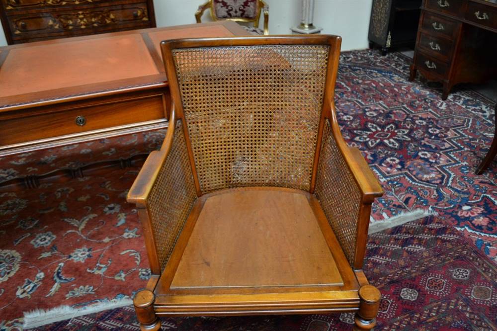 Poltrona inglese Regency inizi del XX secolo, in legno - Foto 8