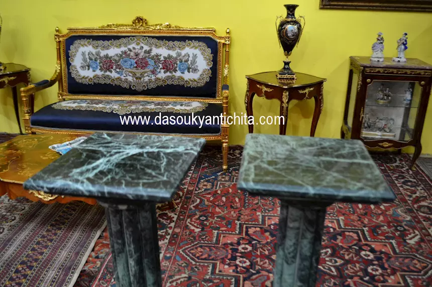Coppia di poltrone stile barocco Luigi XV, in legno massello - Foto 3