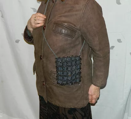Mini Borsa con perline Scheilan