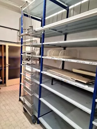 Scaffalatura da magazzino h300 con scala usata - Foto 3