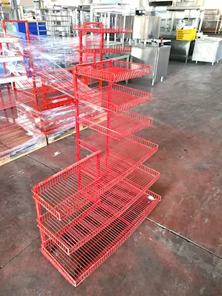 Scaffalature da cassa supermercato usate