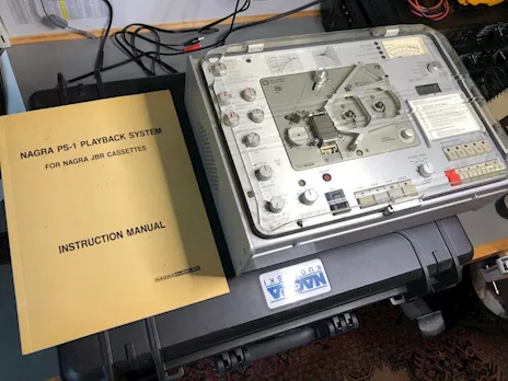 Nagra JBR et lecture PS-1