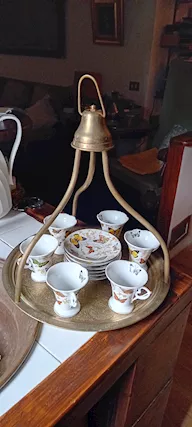 Vassoio da portata turco per caffè e tè,