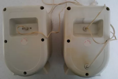 Casse Creative amplificate per computer o altro dispositivo, colore beige - Foto 2