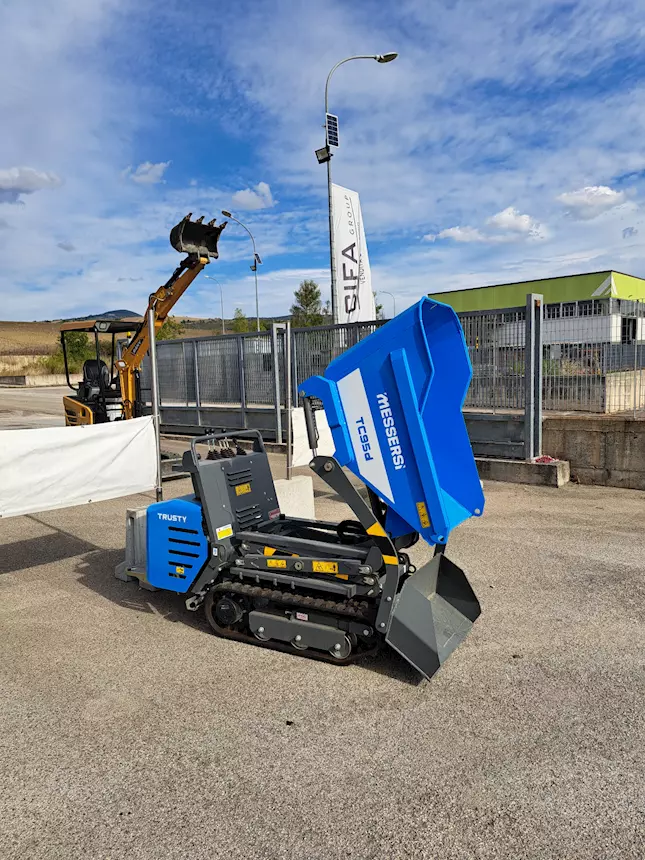 MINIDUMPER CINGOLATO MESSERSI, modello Trusty, mai usato