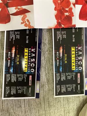 2 biglietti x Vasco rossi Roma 12/06