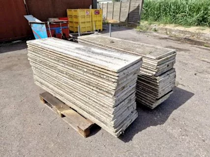 Recinzione perimetrale in cemento prefabbricata usata, peso 60kg - Foto 4