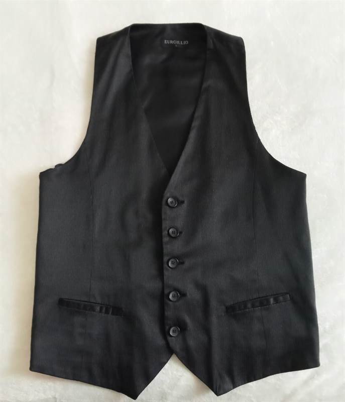 Gilet gessato, taglia l