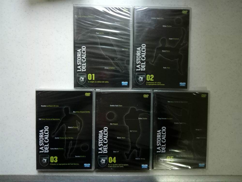 Foto 5 DVD la Storia del Calcio nuovi